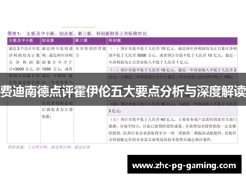 费迪南德点评霍伊伦五大要点分析与深度解读 费迪南德点评霍伊伦五大要点分析与深度解读